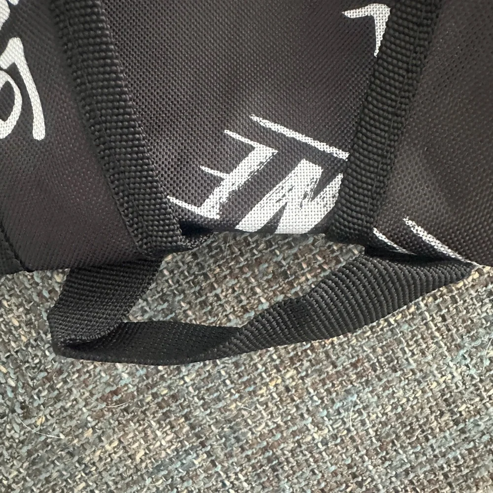 Hard Rock Cafe Black and White Folding Backpack